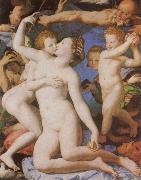 Agnolo Bronzino An Allegory with Venus and Cupid oil painting